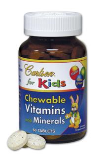 Carlson for Kids Chewable Vitamins (60 tabs).