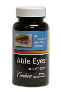 Able Eyes provides both lutein and DHA in one easy to swallow soft gelatin capsule.