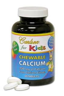 Chewable Calcium is a tasty vanilla tablet providing 250 mg of calcium. Casein and milk free..
