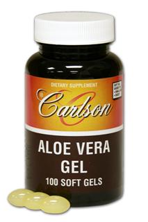 Aloe Vera Gel 25mg (100 soft gels) Carlson Labs