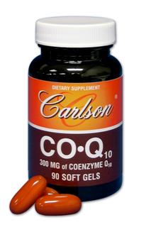 Economy size Ubiquinone, Coenzyme Q10, 90 softgels of high potency 300mg Co-Q10.