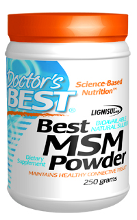 MSM supports organ and joint function by donating sulfur for maintenance of healthy connective tissue. MSM helps keep skin, hair and nails healthy by donating sulfur for production of keratin, a fibrous protein. Supports joint function..
