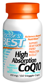 High Absorption CoQ10 contains pure, vegetarian source Coenzyme Q10 in a base of rice powder. In addition, High Absorption CoQ10 contains BioPerine, an herbal extract that enhances CoQ10 absorption..