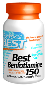 Benfotiamine is a synthetic derivative of thiamine (vitamin B-1) that is showing promise in treating a number of neurological and vascular conditions. Benfotiamine also appears to have beneficial anti-aging qualities, protecting human cells from harmful metabolic end products..