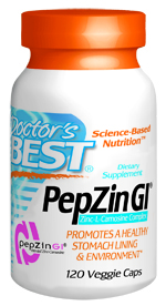 The proprietary chelation process along with excellent scientific research make PepZin GI your best choice for supporting gastric health..