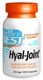 Hyal-Joint is a patent-pending extract of rooster combs composed of 60% hyaluronic acid along with collagen and glycosaminoglycans that form the structural components of connective tissue..