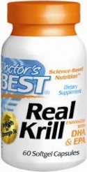 Premium source of Omega-3, Doctors Best Krill Oil enhanced with DHA and EPA..