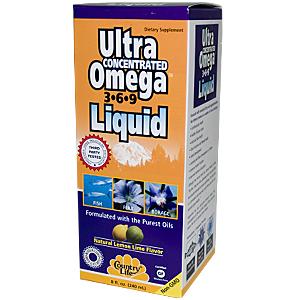 Ultra Concentrated Omega 369 Liquid is a convenient way to supplement your diet with essential fatty acids. Contains Fish, Flax, Borage Oils..