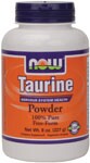 Commonly found in a variety of meats, dairy products and eggs, the amino acid Taurine can be obtained from the diet in minimal amounts. Unfortunately, physical activity depletes our Taurine reserves faster than most people can produce it. As a result, vegetarians, athletes and individuals lacking meat in their diets are at the greatest risk for deficiency, and stand to benefit the most from supplementing this life-crucial nutrient. As a catalyst to general amino acid efficiency as well as one of the most abundant amino acids in the human body, Taurine has a number of useful health benefits. As a key constituent of bile acids, it helps the body absorb other nutrients with greater ease while moderating healthy cellular activity. It has also been known to exhibit antioxidant properties that may help protect macular regions of the eye.* At the end of the day NOW Taurine Pure Powder is an outstanding all-around supplement.   Product FAQ's.