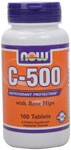 Antioxidant Protection with Rose Hips. Vegetarian Formula. C-500 provides a potent dosage of this key vitamin and is blended with Rose Hips, a natural source of Vitamin C and a synergist..