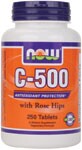 Antioxidant Protection with Rose Hips. Vegetarian Formula. C-500 provides a potent dosage of this key vitamin and is blended with Rose Hips, a natural source of Vitamin C and a synergist..