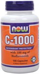  Antioxidant Protection* with 100 mg of Bioflavonoids Vitamin C is consumed in a supplemental form by millions of people across the world for its antioxidant properties which are well-documented in medical research.&nbsp; C-1000 provides a potent dosage of this key vitamin and is blended with Bioflavonoids, natural synergists to Vitamin C.* From the FDA's website: "Some scientific evidence suggests that consumption of antioxidant vitamins may reduce the risk of certain forms of cancer. However, FDA has determined that this evidence is limited and not conclusive." Read FAQ's  .