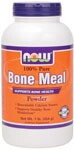 NOW Bone Meal Powder is a natural source of minerals derived from cattle raised in the United States. Our sterilized and sanitary NOW Bone Meal Powder is tested for heavy metals such as lead and aluminum to assure the lowest levels possible..