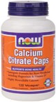 Supports Bone Health  Synergistic Formula for Bone Metabolism including Magnesium & Vitamin D*  Highly Bioavailable Calcium  Vegetarian Formula NOW Calcium Citrate vcaps is an optimal vegetarian formula designed to support bone structure. Calcium Citrate is a readily digested and absorbed form of Calcium. The trace minerals (asamino acid chelates) and Vitamin D (as Ergocalciferol - a vegetarian source) are added because of their essential role in bone metabolism.*.