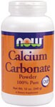 Supports Bone Health*  100% Pure Powder  High Percentage of Calcium  Vegetarian Product NOW Calcium Carbonate is a basic calcium supplement that contains one of the highest concentrations of elemental calcium (about 40%), making it an optimal formulation for supporting healthy bones and teeth.*  NOW has been selling powdered supplements since 1968 because of their distinct advantages. The powdered form is 100% pure, and free of fillers and preservatives, much lower in cost, easy to digest and can be taken in desired potencies. Powdered vitamins and minerals are truly the best way to take supplements..