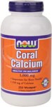 Healthy pH Balance  Important for Bone Health*  350 mg of Calcium  NOW Coral Calciumcontains an alkaline form of Calcium that can help to support a healthy serum pH. In addition, Coral Calcium contains a number of trace minerals that are important for bone health, as well as for optimal enzymatic activity.* NOW Coral Calcium is not harvested from living coral reefs or even from the ocean environment, but from above-ground sources in Okinawa in an ecologically friendly manner..
