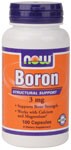 Structural Support  Supports Bone Strength  Works with Calcium and Magnesium* Boron is a biologically active trace mineral which affects calcium, magnesium and phosphorus metabolism. Boron is known to support bone strength and structure in animals but its significance in humans is less certain.*.