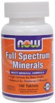 Multi Mineral Formula  High Calcium for Bone Health  Balanced for Maximum Utilization*  Vegetarian Formula  Improved Formula! Minerals are of cornerstone importance to human function, and work synergistically with the vitamins in our body to normalize metabolism, growth, development and cellular activity. Deficiency of only milligrams in just one mineral can often lead to serious health problems. As a chief component in both enzyme and coenzyme function, the minerals in our body play a key role in speeding up the chemical reactions that take place in our body. NOW Full Spectrum delivers the perfect high potency blend of these essential minerals, in addition to vitamin D.*.