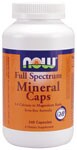NOW Full Spectrum Mineral caps is a comprehensive combination of the most important dietary minerals used by your body. This formula contains recommended potencies of essential minerals such as Calcium for strong bones and teeth and Zinc for immune system support.* Plus, Full Spectrum Mineral caps is an iron-free supplement and contains a 1:1 ratio of Calcium to Magnesium..
