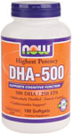 DHA (180 softgels 500 mg) NOW Foods