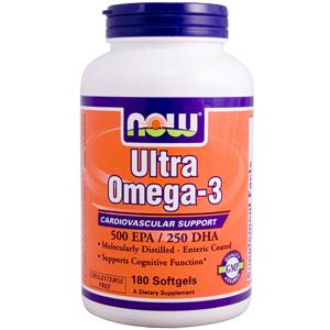 Ultra Omega-3 (180 Softgels) NOW Foods