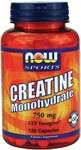 Creatine Monohydrate 750 mg (120 Caps) NOW Foods
