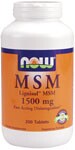  MSM (Methylsulphonylmethane) is a natural form of sulfur found in all living organisms.&nbsp; This natural compound, researched since 1979, provides the chemical links needed to form and maintain numerous different types of tissues found in the human body, including connective tissue such as articular cartilage.* While MSM is a natural component of almost all fresh fruits, vegetables, seafood and meat, food-processing methods reduce sulfur levels, making supplementation more important than ever.&nbsp;&nbsp; NOW MSM is tested to meet a minimum 99.7% purity level. &nbsp; Product FAQ's   Related Products   .