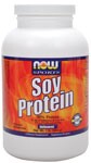 NOW Soy Protein is a good vegetable source of high quality complete protein that is very low in fat and carbohydrates and contains an excellent amino acid profile. Soy products, including Soy Protein, are high in phytoestrogens, which may support healthy natural estrogen levels in women. Soy Protein also provides beneficial proteins such as Genistein and Daidzein, which have been shown to support good health through various biochemical processes.   Diets low in saturated fat and cholesterol that include 25 grams of soy protein a day may reduce the risk of heart disease. One serving of NOW Soy Protein Powder provides 21 grams of soy protein.  This product contains an average of 42 mg of Isoflavones per serving which have been shown to aid in maintaining good health.*   Read FAQ's   Read more about Sports Nutrition from Your Health Professor  Related Products.