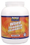 NOW Whey Protein Isolate is a high quality protein supplement that is both bioavailable and easily digested. Whey protein contains a high concentration of Branch Chain Amino Acids (BCAA's), which are important for efficient muscle metabolism..