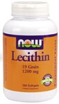  Nervous System Support  Non-GMO - 1200 mg  Supports Brain & Nerve Function*  High in Phosphatidyl Choline NOW Non-GMO Lecithin&nbsp;Softgels contain 15% Phosphatidyl Choline, which comprises a major portion of our brain and nervous system.&nbsp; Lecithin is also a source of essential fatty acids, Choline and Inositol.&nbsp; Lecithin aids in emulsifying fats, enabling them to be dispersed in water.* &nbsp;  Lecithin: A Forgotten Giant? &nbsp; Lecithin and Phosphatides.