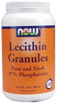  Nervous System Support Supports Brain & Nerve Function Integral for Energy Production* Vegetarian Product Lecithin is a naturally occurring compound found in all cells in nature, plant and animal.&nbsp; It plays a major role in almost all biological processes - including nerve transmission, breathing and energy production.&nbsp; The word Lecithin is taken from the Greek Lekithos, which means "egg yolk".&nbsp; A fitting name for this essential nutrient, for the egg is considered a symbol of life, strength and fertility.&nbsp; Lecithin is important for all of these biolgoical functions and more.&nbsp; Our brain is approximately 30% Lecithin.&nbsp; The insulating myelin sheaths that protect the brain, spine and thousands of miles of nerves in your body are almost two-thirds Lecithin.&nbsp; Even the heart has a high concentration of Lecithin.&nbsp; Lecithin is composed&nbsp; of many different components,&nbsp;including Choline, Inositol, Linoleic Acid, Phosphatidylserine, beneficial fatty acids and triglycerides.&nbsp; These valuable constituents of Lecithin are vital for the proper functioning of many metabolic processes.*&nbsp; NOW Lecithin Granules are derived entirely from soybeans. &nbsp;  Lecithin: A Forgotten Giant? &nbsp; Lecithin and Phosphatides.