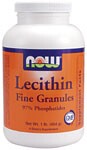 97% Phosphatides  Pure and Fresh  Vegetarian Product Lecithin is a naturally occurring compound found in all cells in nature, plant and animal. It plays a major role in almost all biological processes - including nerve transmission, breathing and energy production. The word Lecithin is taken from the Greek Lekithos, which means 'egg yolk'. A fitting name for this essential nutrient, the egg is considered a symbol of life, strength and fertility. Lecithin is important for all of these biological functions and more. Our brain is approximately 30% Lecithin. The insulating myelin sheaths that protect the brain, spine and thousands of miles of nerves in your body are almost two-thirds Lecithin. Even the heart has a high concentration of Lecithin. Lecithin is composed of many different components, including Choline, Inositol, Linoleic Acid, Phosphatidylserine, beneficial fatty acids and triglycerides. These valuable constituents of Lecthin are vital for the proper functioning of many metabolic processes.* NOW Lecithin Granules are derived entirely from soybeans. Look for other NOW natural products at health food stores nationwide.   Lecithin: A Forgotten Giant?  Lecithin and Phosphatides.