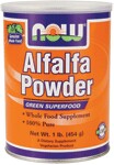 Centuries ago, the Arabs used nutrient-rich alfalfa as feed for their horses, because they claimed that it made the animals swift and strong. They eventually became so convinced of its benefits to their own health that they named the grass Al-Fal-Fa, which means Father of Foods.&nbsp; Alfalfa Powder is a supplement which can be blended into vegetable juices or used in baking or in vegetarian dishes.&nbsp; It is 20% protein and 15% fiber; plus it contains 16 amino acids, 13 trace minerals and 13 vitamins.&nbsp; Alfalfa Powder is a whole food supplement highly valued for its nutrition.Read FAQ's.