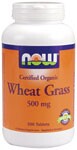 Green Superfood  Made with Certified Organic Wheat Grass  Vegetarian Formula Wheat Grass tablets are a rich source of many nutrients. Wheat Grass is harvested in the spring in its early stage of growth on fertile organic Kansas soil. The whole leaf vegetable grass is then carefully dehydrated and tableted to ensure preservation of all its fragile nutritional elements.  Product FAQ's  Organic Products List .
