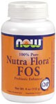 Nutra-Flora FOS is a pleasant-tasting, concentrated source of fructooligosaccharides .