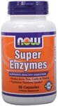 NOW Super Enzyme tablets are a comprehensive blend of enzymes that support healthy digestive functions..
