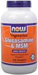 Glucosamine is an essential substrate for the&nbsp;formation of glycoaminoglycans (GAG's) and proteoglycans, which are the main components of cartilage tissue.&nbsp; GAG's and proteoglycans trap and hold water, forming a dense fluid cushion within the joint and thus, provide lubrication and shock absorption.&nbsp; MSM (Methylsulfonylmethane) is a natural source of organic sulfur, a mineral necessary for the production of proteoglycans.*&nbsp; NOW's unique and synergistic formula is suitable for&nbsp;vegetarians, because it contains only Glucosamine from a vegetarian source and not from shellfish.   &nbsp; Product FAQ's   Related Products  &nbsp; Read more about Joint Health from Your Health Professor &nbsp; AOAC Approved NOW Foods' Glucosamine Method as a First Action Official Method &nbsp;   NOWs Glucosamine, Chondroitin, and MSM Products are Simply the Best  &nbsp; Chondroitin Sulfate  .
