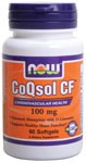  Cardiovascular Health  Enhanced Absorption with D-Limonene  Supports Healthy Heart Function* Coenzyme Q10 (also called ubiquinone) is present in almost all cells, where it is necessary for mitochondrial energy production.&nbsp; The body's highest concentrations of Coenzyme Q10 (CoQ10) are found in the heart, where constant chemical energy availability is imperative.&nbsp; In addition to its benefits for cardiac function through energy production, CoQ10 also functions as a powerful fat soluble antioxidant, providing protection against free radical attack for vascular structures, as well as for other issues.&nbsp; CoQsol-CF is a unique patent-pending formula of CoQ10, food grade d-limonene (which serves to solubilize CoQ10), and tocopherol (vitamin E).&nbsp; This combination creates a liquid, crystal-free solution of CoQ10 that provides enhanced bioavailability.&nbsp; By improving dissolution, absorption is enhanced.* .