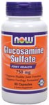 Glucosamine Sulfate 750 mg (60 Caps) NOW Foods