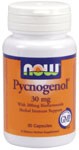 Pycnogenol is a concentrated natural extract from the bark of pine trees that grow in the Landes Forest of southwestern France.  It is the only species of tree that grows in this 4,000 square mile forest.  These pine trees contain concentrated levels of unique flavonoid compounds that support the body's ability to neutralize free radicals.  Free radicals (reactive molecules) can inhibit immune functions and expedite the aging process.*.