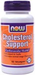  Cardiovascular Health  Supports Healthy Cholesterol Metabolism*  Policosanol from Sugar Cane  Tocotrienols, Guggul, and Garlic  Vegetarian Formula Cholesterol Support is a dietary supplement specifically formulated to support your body's natural metabolism of cholesterol.*&nbsp; In addition to this effective supplement, we recommend a diet low in saturated fats and regular aerobic exercise. &nbsp; Product FAQ's &nbsp; Related Products.
