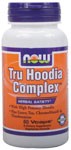 Herbal Satiety*  With High Potency Hoodia  Plus Green Tea, ChromeMate & Theobromine  Vegetarian Formula NOW Tru Hoodia Complex is a potent dietary supplement combination of herbs and nutrients. In addition to Hoodia gordonii, Tru Hoodia Complex includes Green Tea Extract that contains naturally occurring caffeine, which supports healthy thermogenic activity. Chromium bonded to niacin has also been included for support of healthy blood glucose levels already within the normal range, as well as for utilization of protein and fat. The benefits of the product will best be seen with regular use. NOW has designed Tru Hoodia Complex as a dietary supplement formula to assist you in achieving your health goals.*  Related Products.