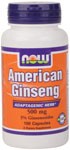 American Ginseng is similar to its Asian cousin, Korean Ginseng. Both varieties are considered true Panax Ginseng types. It was introduced to early American settlers by Native Americans and soon became a major export commodity to the Far East. NOW American Ginseng is derived from 4 to 5 year-old high quality cultivated Wisconsin ginseng roots and are especially high in ginsenosides (5% minimum), the active measurable components in ginseng. Ginseng and Ginsenosides  Related Products .