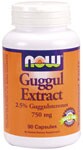  Herbal Supplement  2.5% Guggulsterones Guggul Extract is a purified extract isolated from the crude guggul gum of the small Commiphora mukul tree in India.&nbsp; The two active components Z-Guggulsterone and E-Guggulsterone are present at an average of 2.5%.&nbsp; Other components of Guggul Extract include diterpenes, sterols, esters and fatty alcohols.&nbsp; This ancient medicinal plant is referenced in the classical Ayurvedic medical text Sushruta Samhita for its traditional benefits..