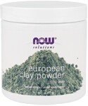  100% Pure Montmorillonite European Clay A natural purifying masque for all skin types NOW&nbsp;European Clay has become well-known for exceptional purity.&nbsp; Because of this high purity level, NOW European Clay contains no sand or quartz, and mixes easily with water.&nbsp; It is highly absorbent and ideal for cleansing and drawing impurities from deep within the pores of the skin..