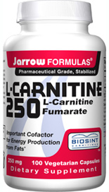 L-Carnitine is an amino acid found in high concentrations in heart and liver tissues, where, inside the cells (mitochondria), L-Carnitine helps transform fats into energy..