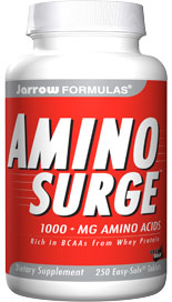 AMINO SURGE is especially rich in Branched Chain Amino Acids (223 mg per tablet), which are essential for formation of muscle mass and positive nitrogen balance..