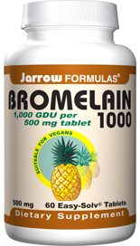 Bromelain 1000 (500 mg 60 tablets) Jarrow Formulas