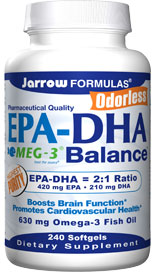 EPA-DHA Balance contains pharmaceutical grade, ultra- purified and highly concentrated omega-3 fatty acids from fish oil..