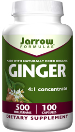 Ginger 4:1 Concentrate (500 mg 100 capsules) Jarrow Formulas